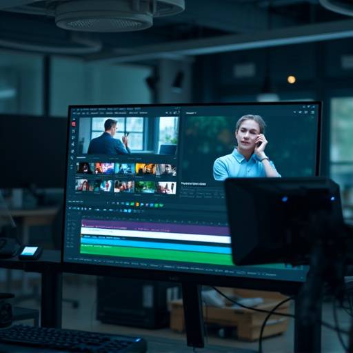 Ediäão de vídeo profissional em um software de ediäão avanäado